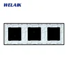 WELAIK triple panel de vidrio 0+0+0- Crema marfil