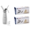 Whipped cream siphon 0.5L + 100 cartridges | Hendi