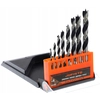 WOOD DRILL SET 3.0-10.0MM CUT 8SZT