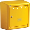 Yellow gas meter housing G066/P surface-mounted open