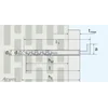 Zatič okvirja s šesterokotno glavo kotni kavelj Arvex ARL 10 x 200mm