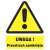 ZOO-2 - ATTENTION!Confined space SIGN BOARD LIBRES 0000006169 WORK HEALTH AND SAFETY 5902082236023 LIBRES