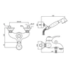 Zucchetti Delfiflu Bad- und Duscharmatur ZX6155