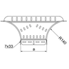 Zusatz-T-Shirt TKDJ200H60, Blechdicke 1,0 mm E90