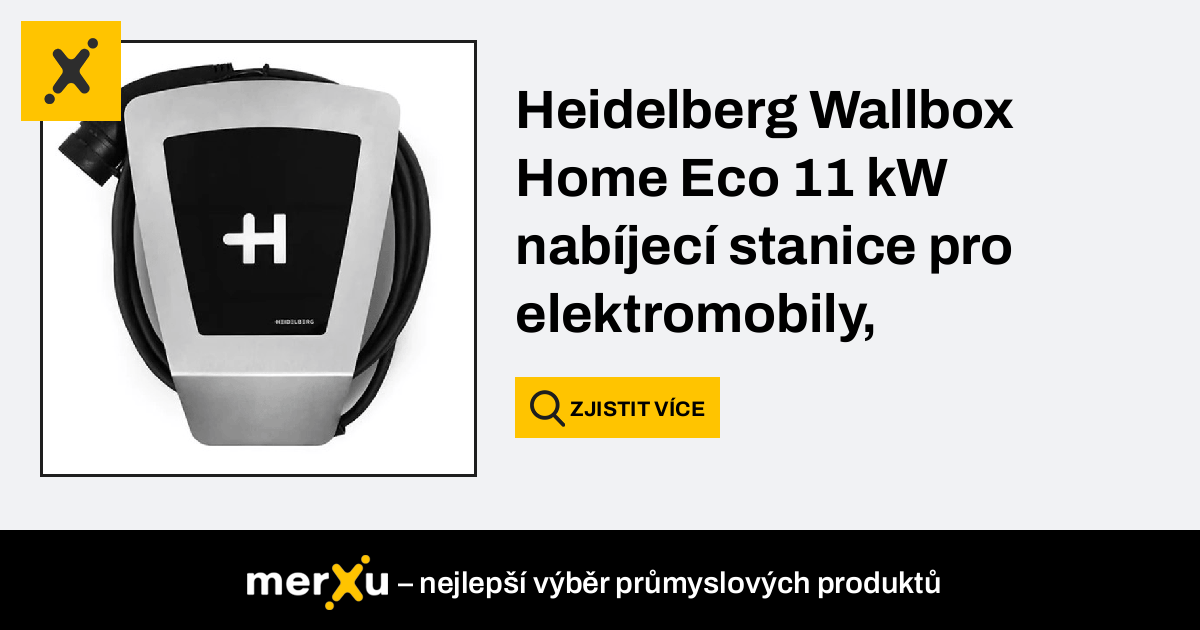 Wallbox Heidelberg Home Eco 11 KW Nabíjecí Stanice Pro Elektromobily ...