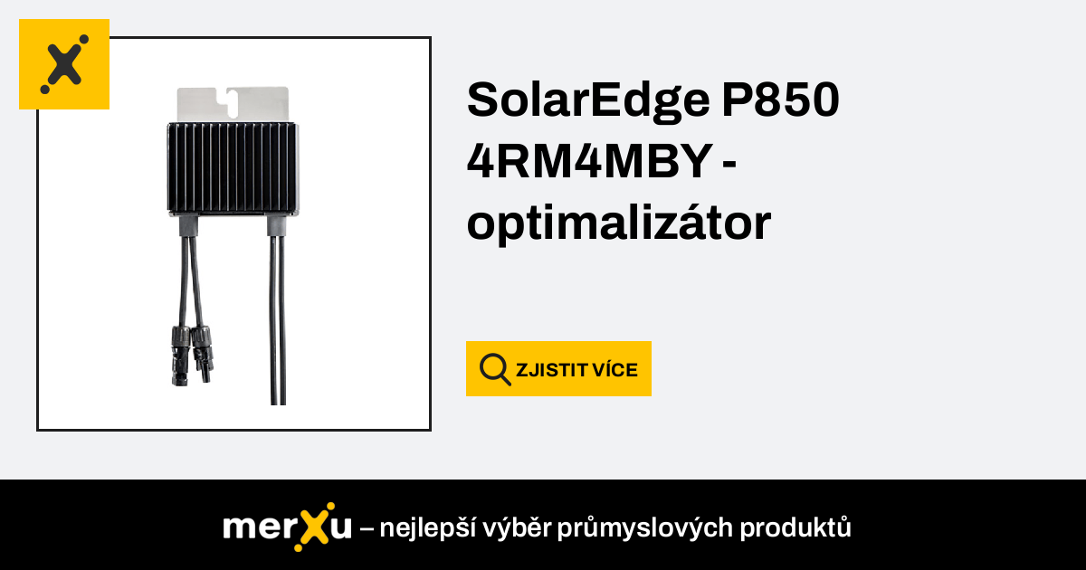 SolarEdge P850 4RM4MBY - Optimalizátor - MerXu