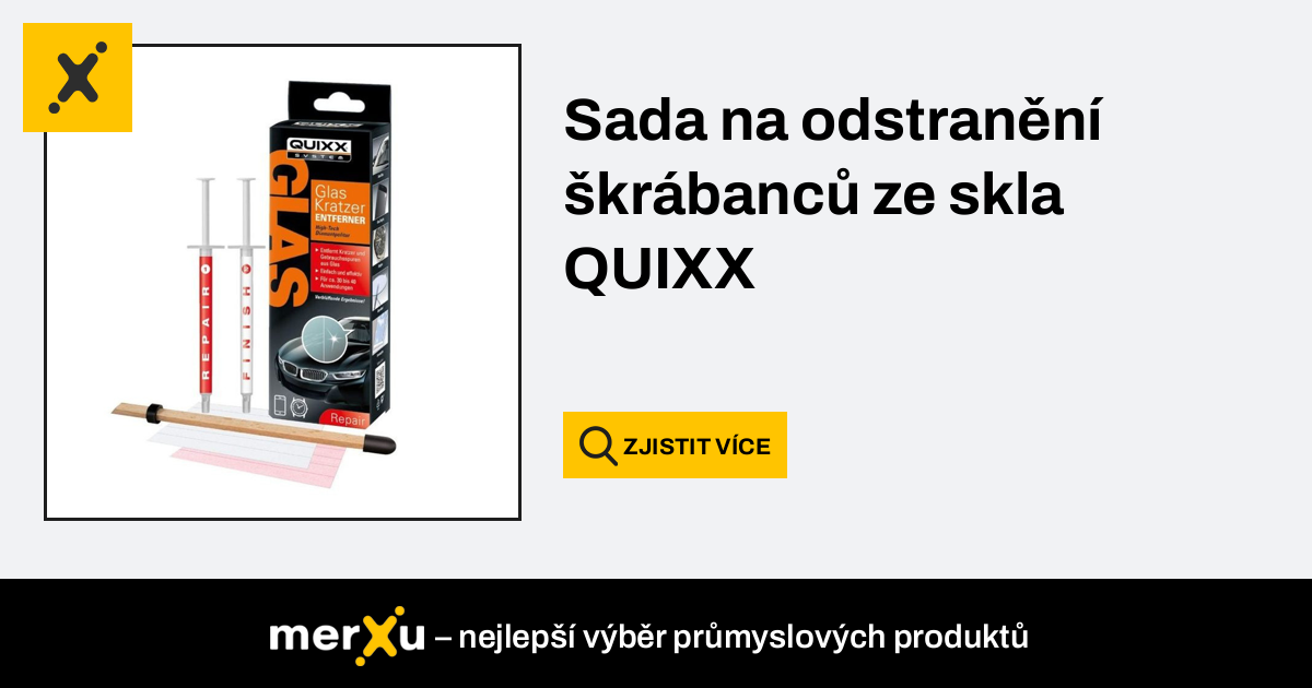 Quixx Glaskratzer-Entferner