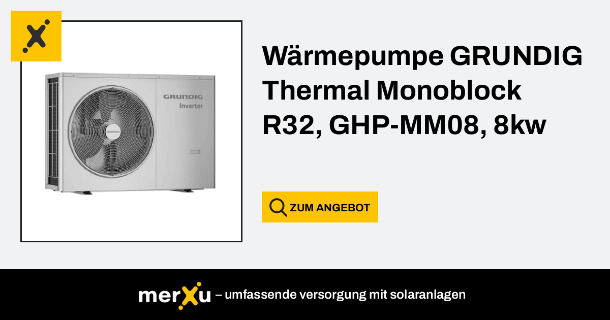 Beko Grundig Deutschland Gmbh Wärmepumpe GRUNDIG Thermal Monoblock R32 ...