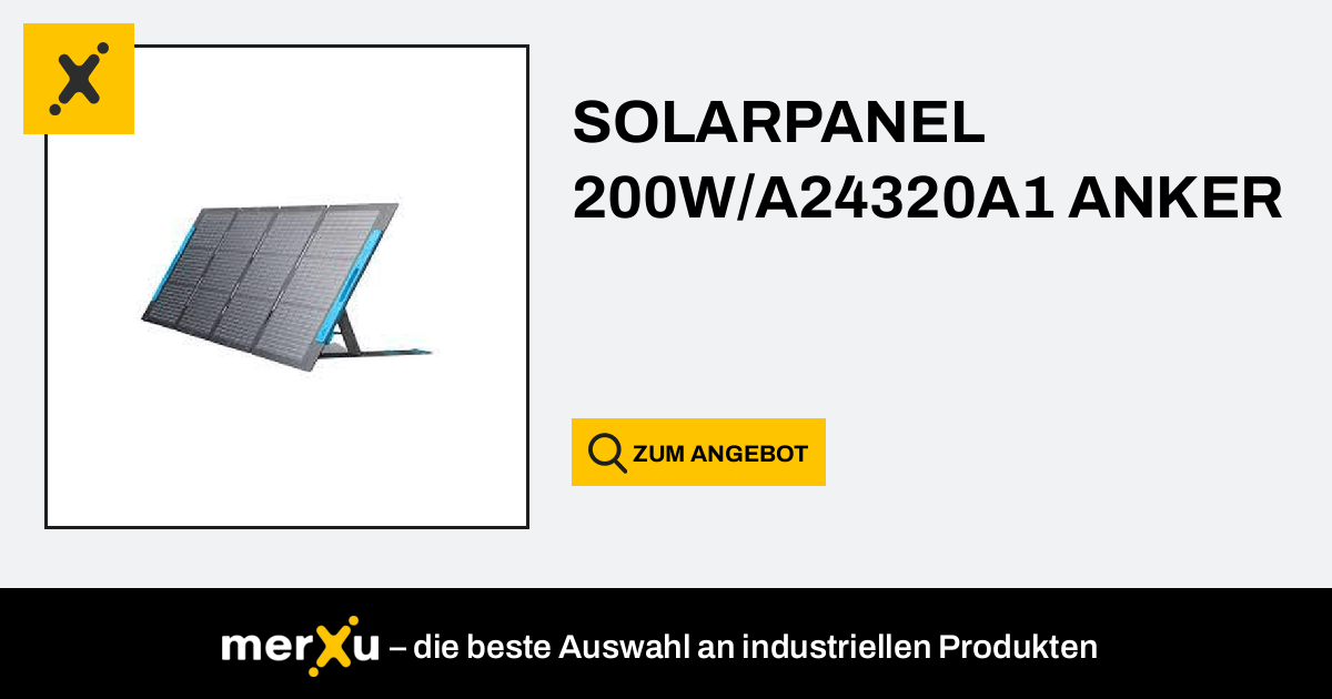 Anker PANNELLO SOLARE 200W/A24320A1 ANCORAGGIO - merXu