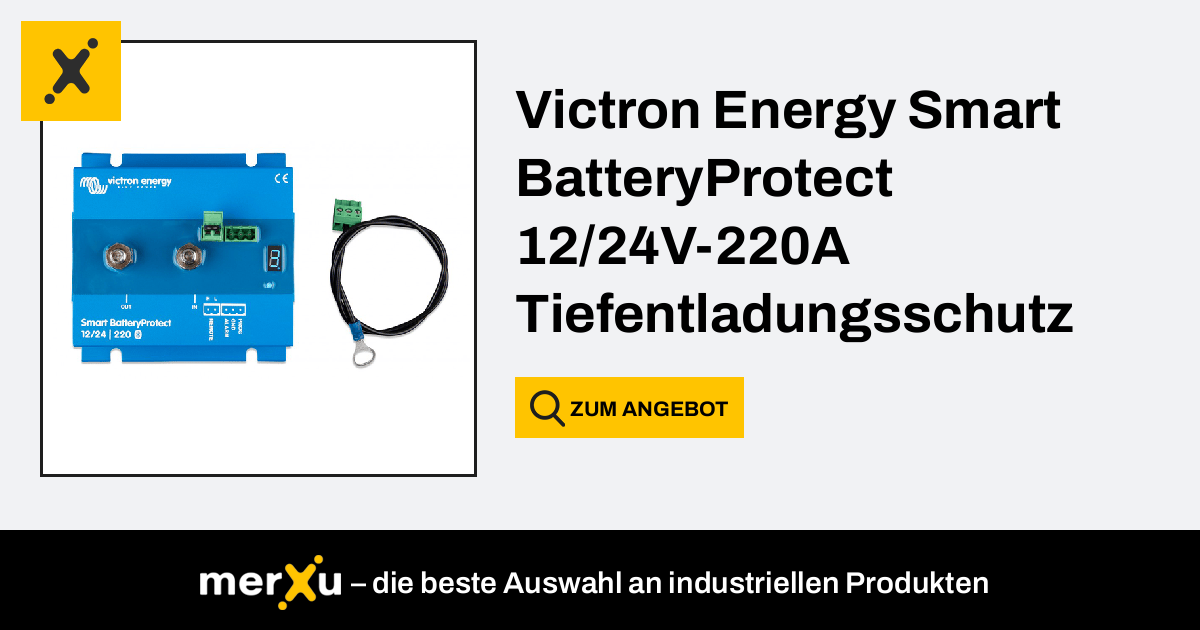 Victron Energy Smart BatteryProtect 12/24V-220A Tiefentladungsschutz  (BPR122022000) - merXu - Preise verhandeln! Großhandelskäufe!