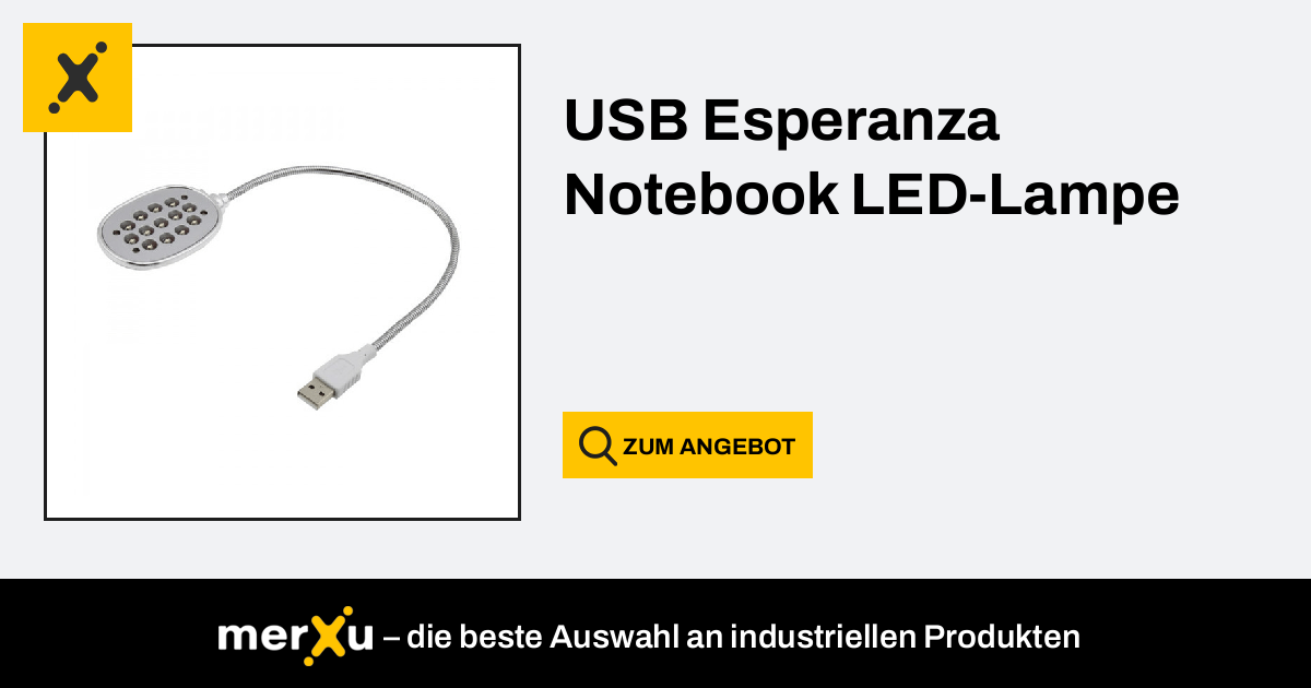 USB Esperanza Notebook LED-Lampe (ESP-EA120) - merXu - Preise verhandeln!  Großhandelskäufe!