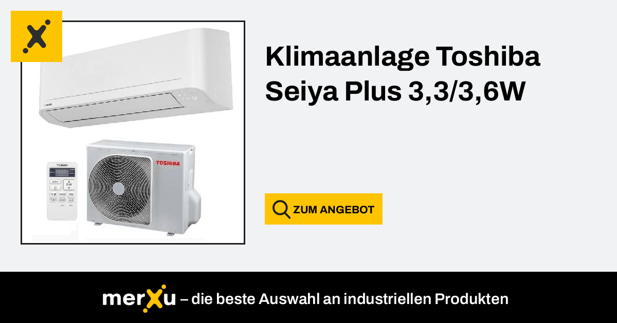 Toshiba Klimaanlage Seiya Plus W Merxu Preise Verhandeln