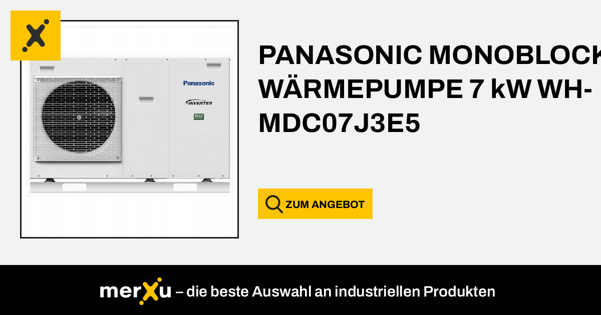 Panasonic Monoblock W Rmepumpe Kw Wh Mdc J E Merxu Preise