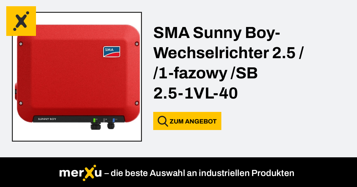 SMA Sunny Boy SB 2.5 Solar Wechselrichter