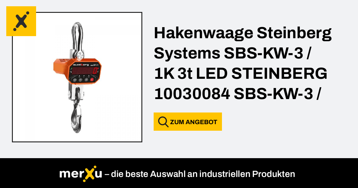 Steinberg Systems Hakenwaage SBS-KW-3 / 1K 3t LED STEINBERG