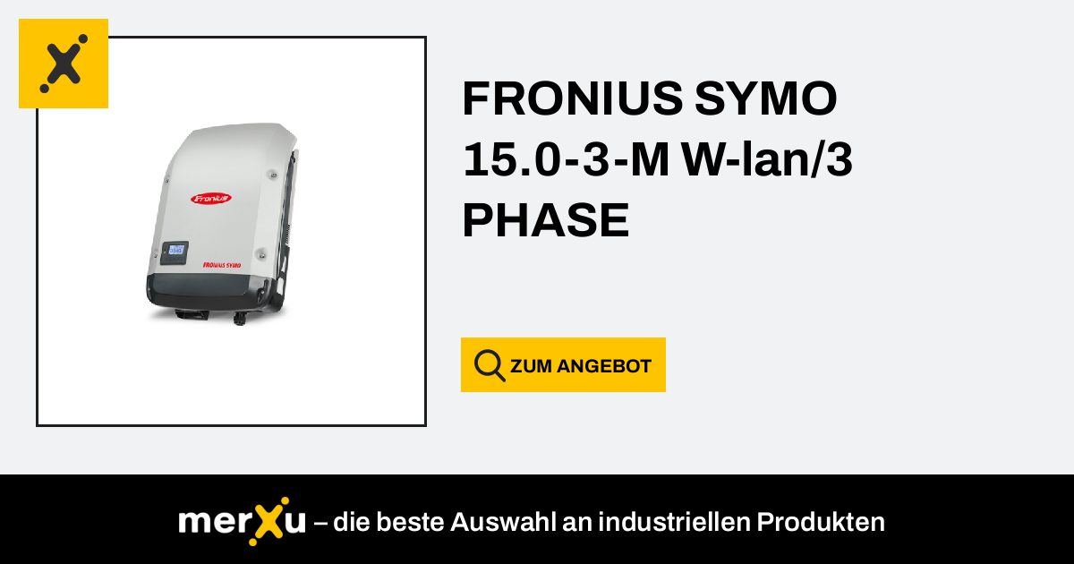 Fronius SYMO 15.0-3-M Wi-Fi/ 3 PHASE - MerXu