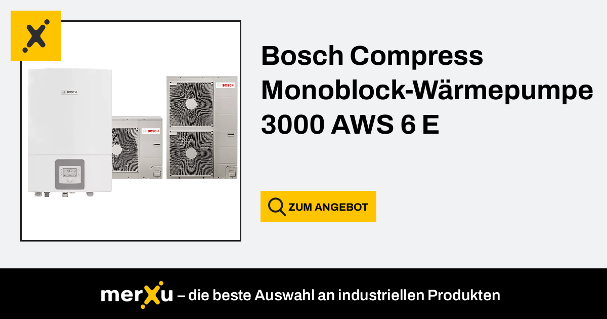 Bosch Compress Monoblock W Rmepumpe Aws E Merxu