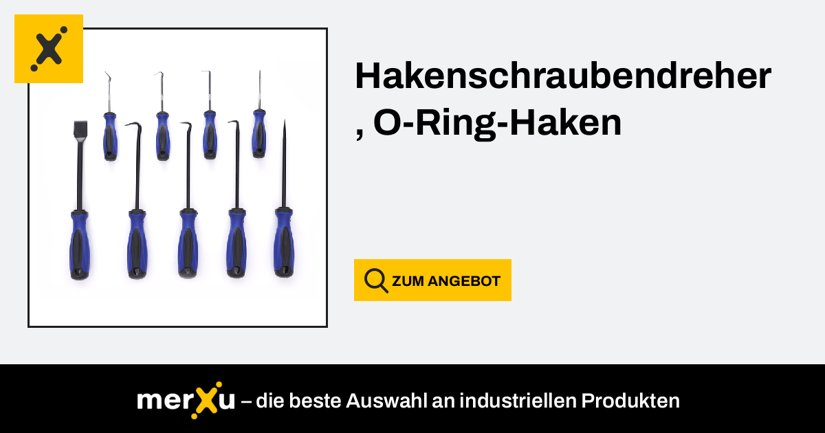 Tagred Hakenschraubendreher, O-Ring-Haken - merXu - Preise