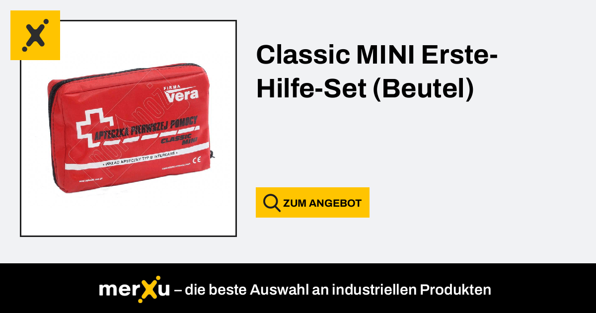 Vera Classic MINI Erste-Hilfe-Set (Beutel) - merXu - Preise verhandeln!  Großhandelskäufe!