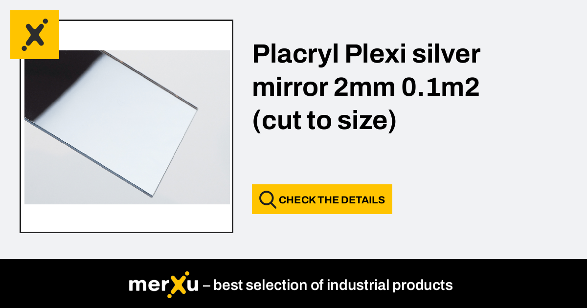 Placryl Plexi transparent 2mm 0.1m2 (cut to size) - merXu - Negotiate  prices! Wholesale purchases!