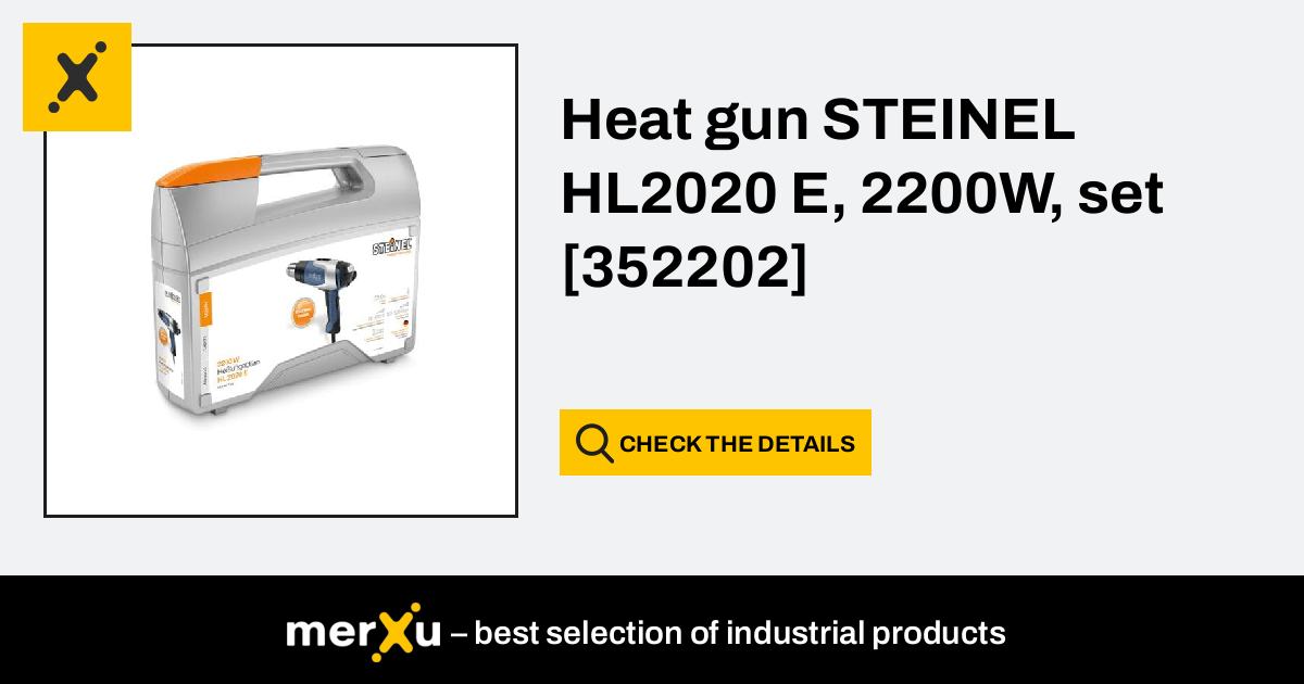 Steinel HL2020 E LCD Heatgun 2200W + Case