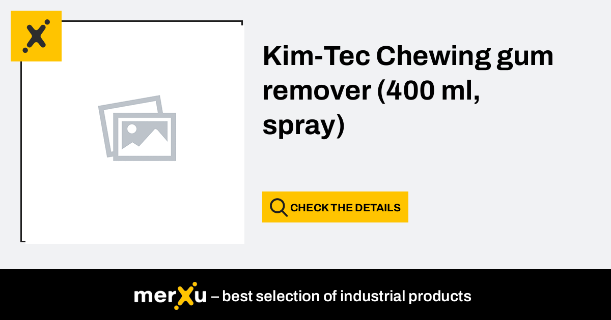 Kim Tec Chewing Gum Remover Spray 400 ml, for the removal of gum and  similar Gearteten Glue On Floors, and Kleidungsstu? CKEN : :  Health & Personal Care