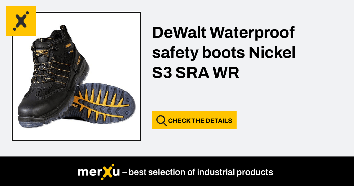 Dewalt nickel sales safety boots