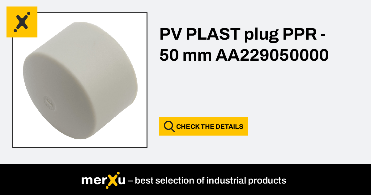 Fv Plast PV PLAST plug PPR - 50 mm AA229050000 - merXu - Negotiate ...