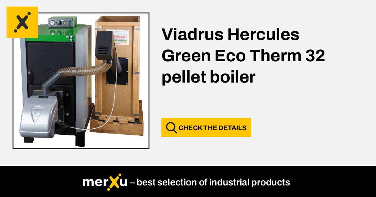 Viadrus (čekija) Viadrus Hercules Green Eco Therm 32 Pellet Boiler ...