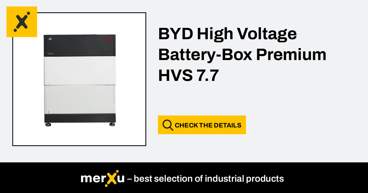 BYD High Voltage Battery-Box Premium HVS 7.7 - MerXu