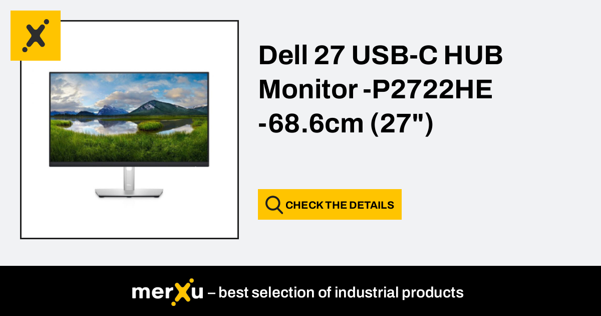 Monitor Dell 27 con concentrador USB-C - P2722HE