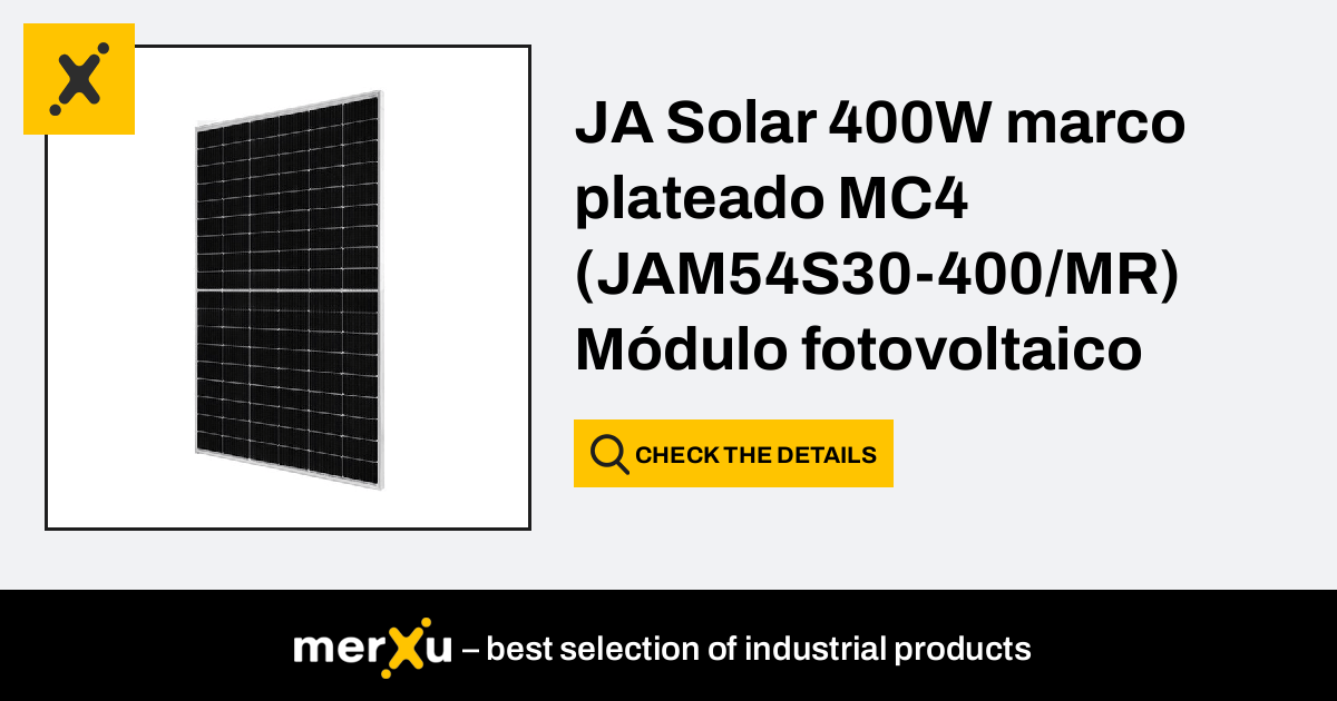 Ja Solar W Marco Plateado Mc Jam S Mr M Dulo Fotovoltaico