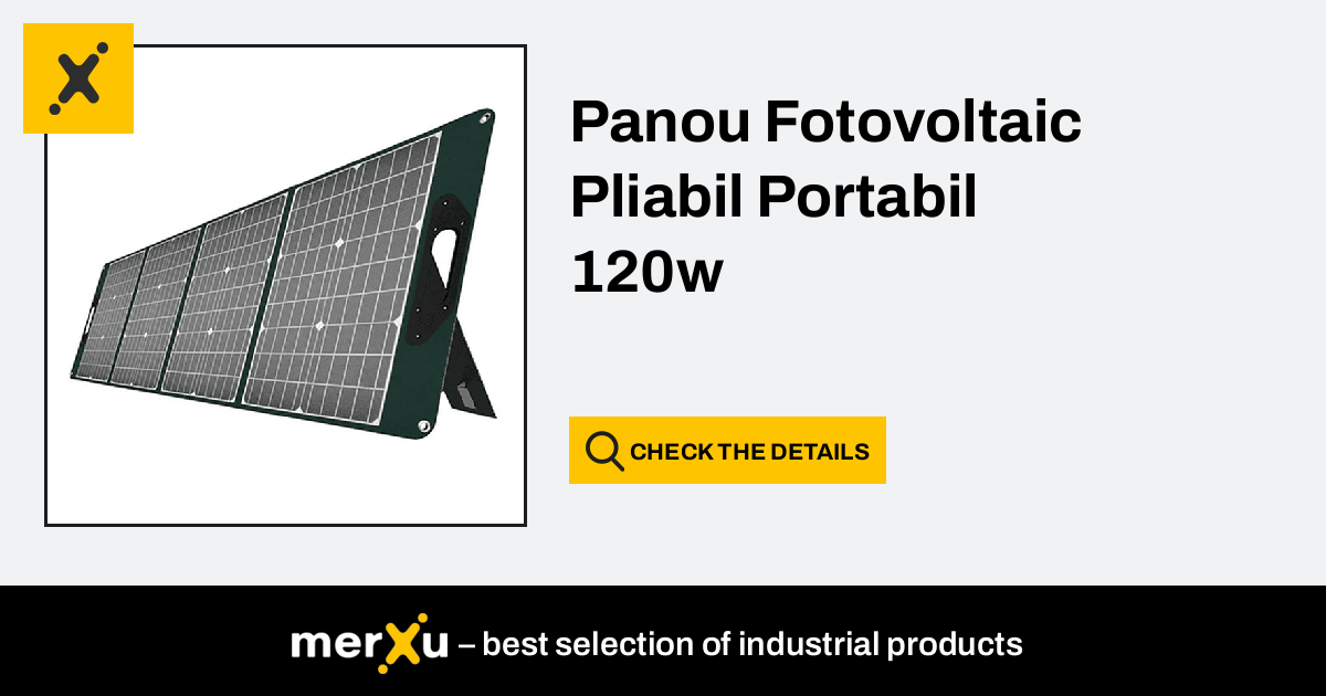 V Tac Panou Fotovoltaic Pliabil Portabil W Merxu