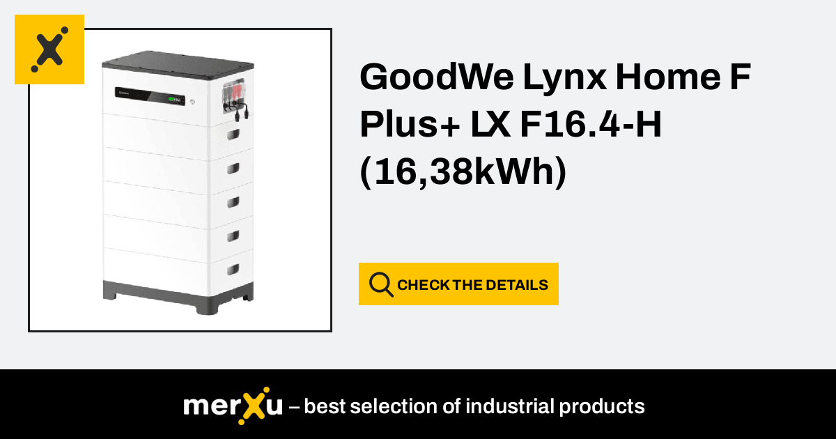 Goodwe Lynx Home F Plus+ LX F16.4-H (16,38kWh) - MerXu - Negotiate ...