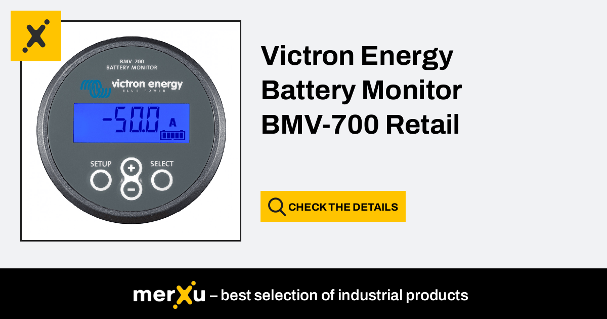 Victron Energy Battery Monitor BMV-700 Retail (BAM010700000R) - MerXu ...