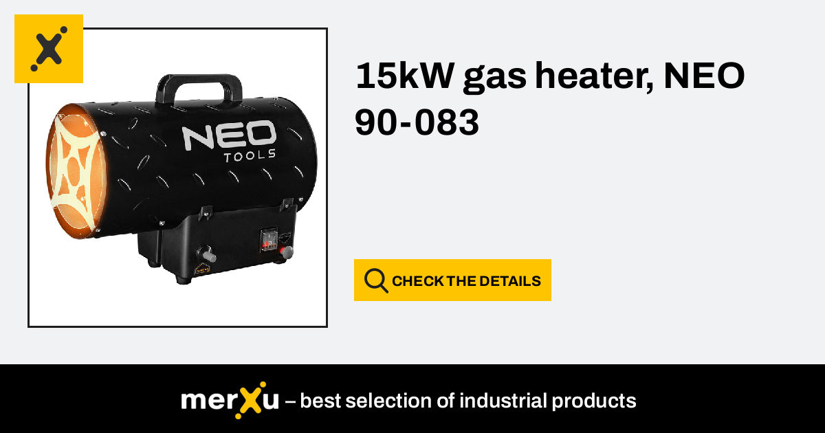 Gas heater 15KW NEO Tools 90-083