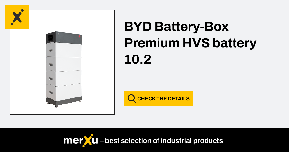BYD Battery-Box Premium HVS 10.2 lithium-ion solar storage battery