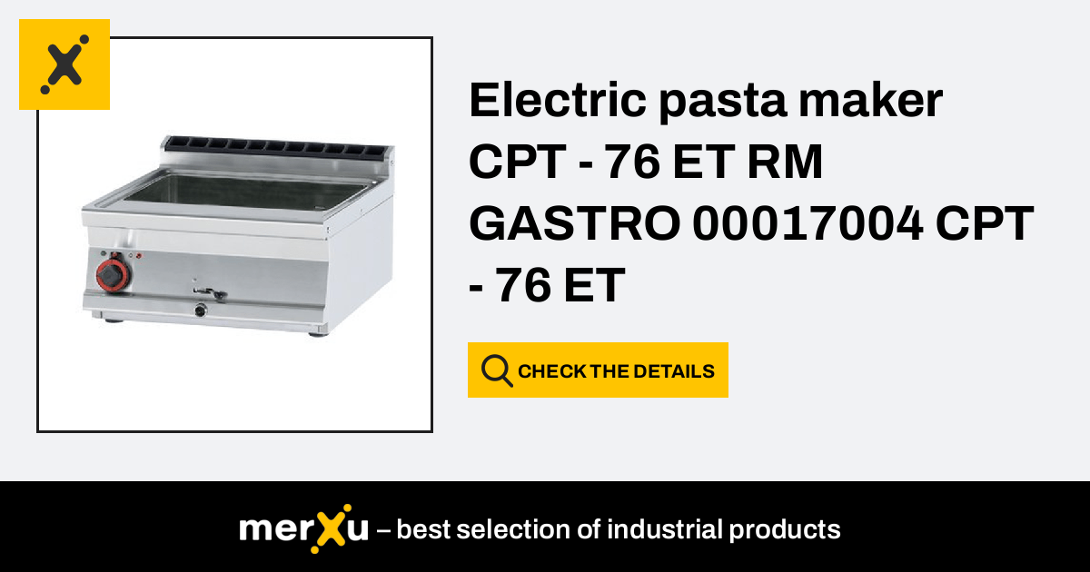 Royal Catering Pasta machine - electric - 220 mm - 550 W 10011753 RC-  EPM220 - merXu - Negotiate prices! Wholesale purchases!