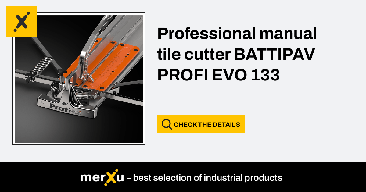 Battipav Professional manual tile cutter PROFI EVO 133 (61300EV) merXu  Negotiate prices! Wholesale purchases!