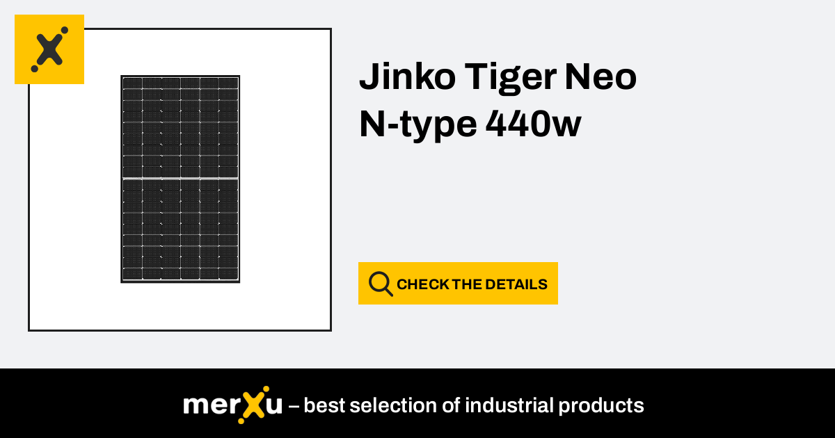 Jinkosolar Jinko Tiger Neo N-type 440w - Merxu