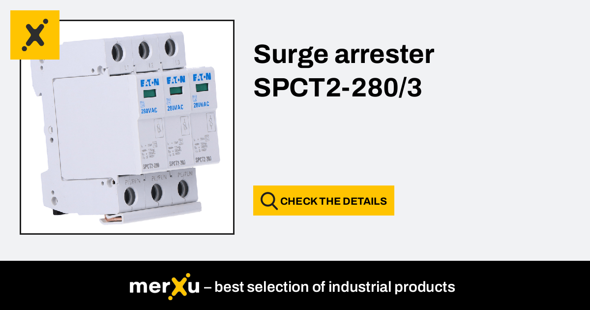 Surge Arrester SPCT2-280/3 - MerXu - Negotiate Prices! Wholesale Purchases!