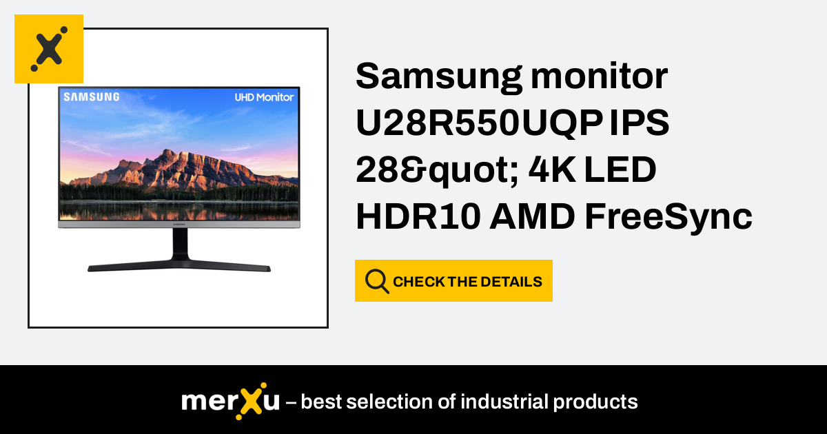 purchases! prices! FreeSync HDR10 Flicker monitor - IPS Wholesale U28R550UQP LED Samsung 28" AMD Negotiate 4K free - (S5621752) merXu