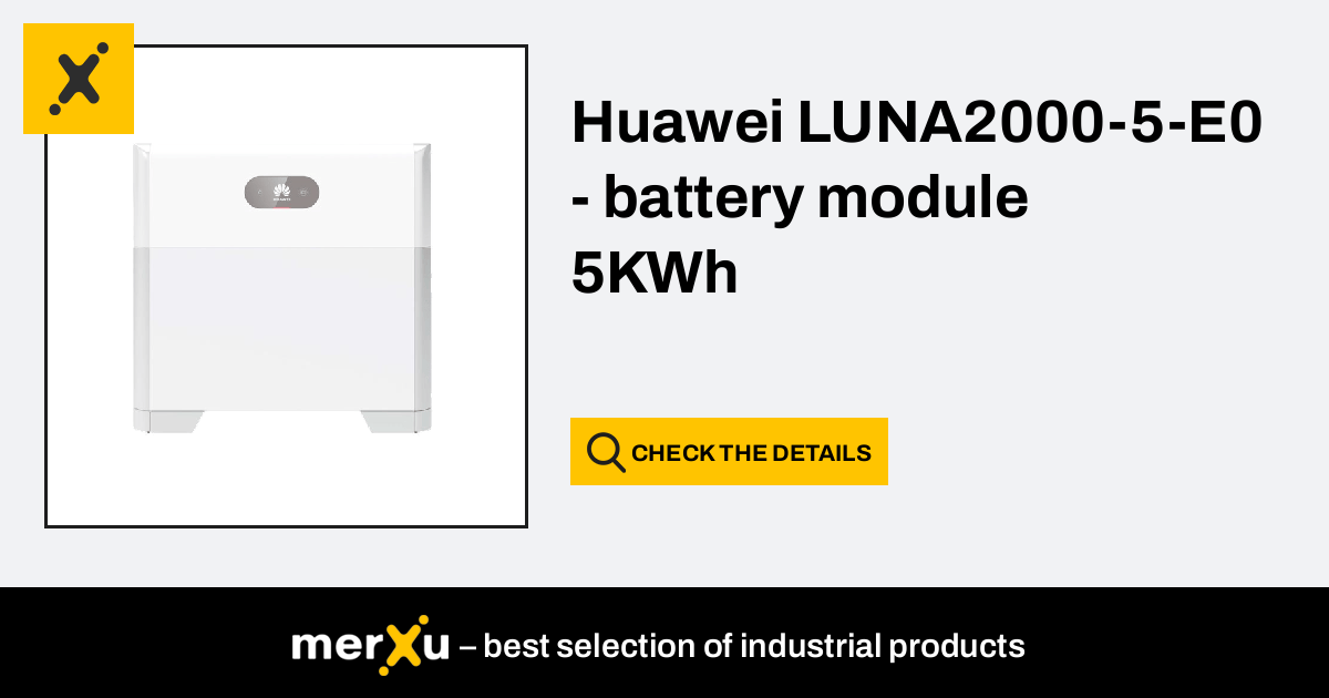 Huawei Luna2000 5 E0 Battery Module 5kwh Merxu Negotiate Prices