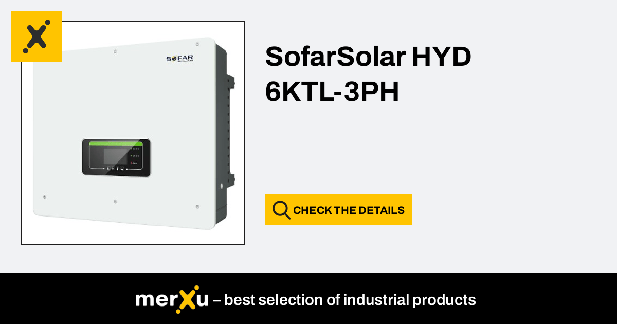 Sofar Solar SofarSolar HYD 6KTL-3PH - merXu