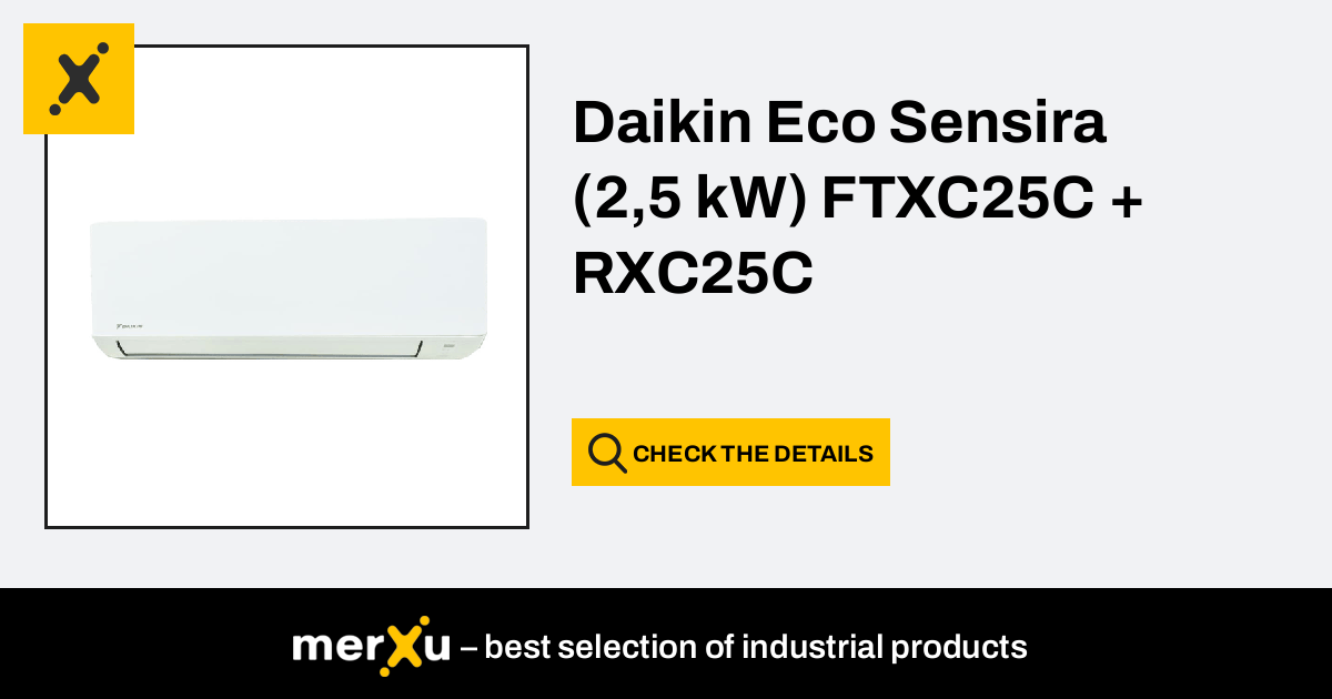 Daikin Eco Sensira Kw Ftxc C Rxc C Merxu Negotiate Prices