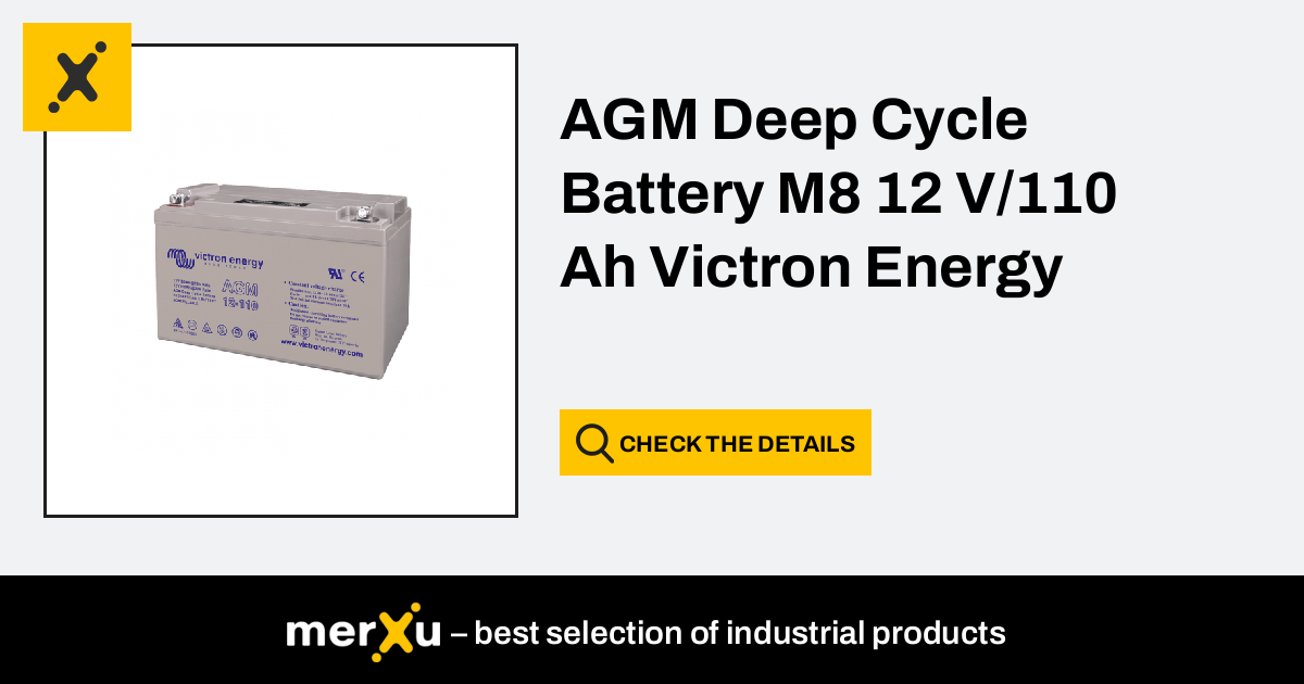 Victron 12V/110Ah AGM Deep Cycle Batt