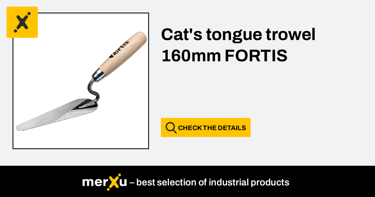 Cat on sale tongue trowel