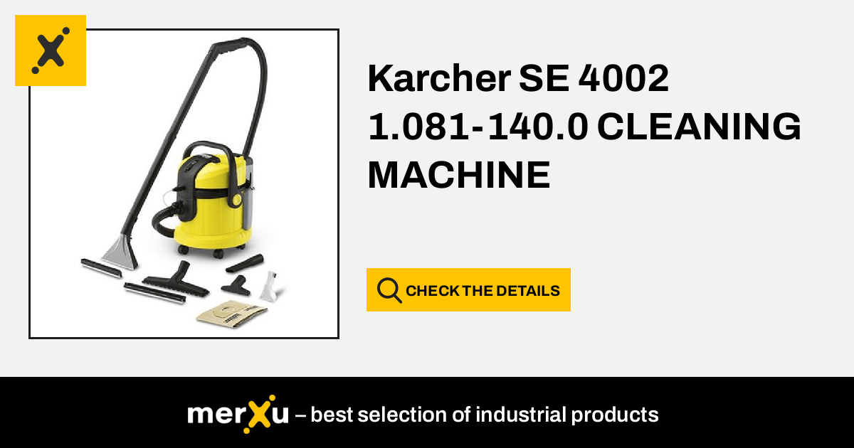 Kärcher Karcher SE 4002 1.081-140.0 CLEANING MACHINE (SE 4002