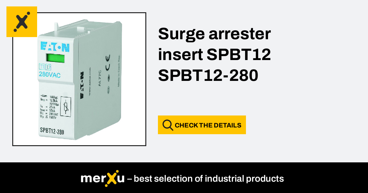 Surge Arrester Insert SPBT12 SPBT12-280 - MerXu - Negotiate Prices ...