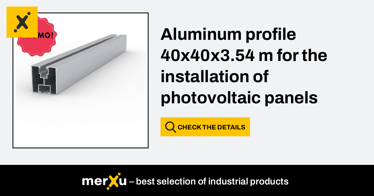 ▷ Profilé de départ en aluminium pour ép. isolant 180mm - 2,5ML